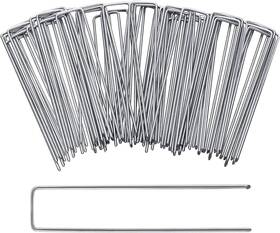 Bl-20158 Ensbelei Galvanized Garden Landscape Staples 6 Inch 11 Gauge U-type 100pcs