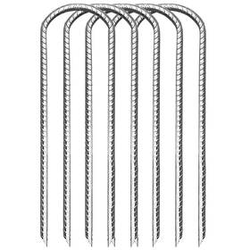 Esddg 699911248870 16pcs Steel Rebar Staples Garden Stakes For Securing Fabric / Camping Tent Esddg 699911248870 16pcs Steel Rebar Staples Garden Stakes For Securing Fabric / Camping Tent