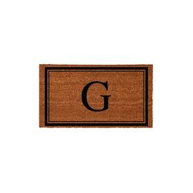 B0c74mdzm1 Evergreen Flag Monogram Letter G Entrance Doormat 28 X 16 Inches Dirt Catchi