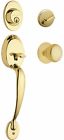 F60vply505 605 Schlage Bright Brass Plymouth Front