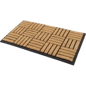 B08xwjp3qz Fab Habitat Non Slip Doormat Natural Coir Rubber Entryway Front Door Porch Patio