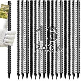 Stakes-001 Fabulas Rebar Stakes Inch Pack Ground Heavy Duty With Chisel Point End 3/8 16 Stakes-001 Fabulas Rebar Stakes Inch Pack Ground Heavy Duty With Chisel Point End 3/8 16