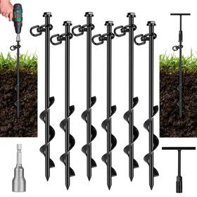 B0brc592k7 Faurimmer 6-pack Heavy Duty Ground Anchors Earth Anchor Wrench Power Nut Drive B0brc592k7 Faurimmer 6-pack Heavy Duty Ground Anchors Earth Anchor Wrench Power Nut Drive