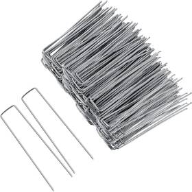 Jc-dd-8in-100 Feed Garden 8 Inch 100 Pack Galvanized Landscape Staples 11 Gauge Anti-rust Gard
