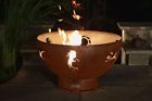 Fire Pit Art Kokopelli Electronic Ignition Natural Gas New 785696465677