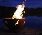 Fire Pit Art Sea Creatures Wood New 785696466339