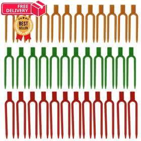 Fo25s2001 Foinfun 120 Pcs Plastic Strawberry Plant Support Pins Clips Red Yellow Green Fo25s2001 Foinfun 120 Pcs Plastic Strawberry Plant Support Pins Clips Red Yellow Green