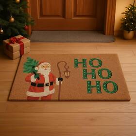 B0ddt5hg4q Folkulture Christmas Door Mat Outdoor Eco Friendly Front Welcome 28x16 Inch