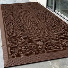 B0fsl98t1d Framics Heavy Duty Rubber Doormat 24x36 Inches Non-slip Outdoor Welcome Mat Wate B0fsl98t1d Framics Heavy Duty Rubber Doormat 24x36 Inches Non-slip Outdoor Welcome Mat Wate
