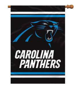 B0013qyf5g Fremont Die Nfl Carolina Panthers 2-sided House Flag 28x40 Team Colors