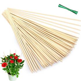 Yszq50 Gaginang 50pcs Plant Stakes Natural Bamboo Sticks 18 Inch Pack Of 50 Burlywood Yszq50 Gaginang 50pcs Plant Stakes Natural Bamboo Sticks 18 Inch Pack Of 50 Burlywood