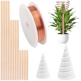 B0fklc8n8k Gansita Electroculture Gardening Copper Kit With 12 Wood Stakes Antennas 16 Gauge Wire