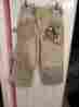 Garden Girl Usa Adult Gardening Capris Roses Tan Nwt 7340054001978