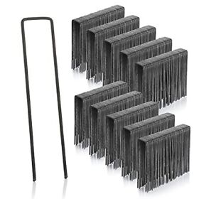 Garden Mate 500-pack 6inch 11 Gauge Heavy-duty U-shaped Securing Stakes S