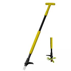 4-claw Gardenised 711181590265 40 Inch Stand-up Weed Puller Steel Root Remover Long Handle Tool