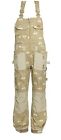 Ggh0532 Yozos Farm Ranch Full Dungaree Bibpants 2-inch Roses Tan Garden Girl