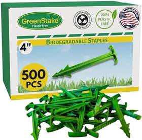 Gst4in1cs Greenstake 4-inch Biodegradable Stakes Pack Of 500 - Superior Holding Power Gst4in1cs Greenstake 4-inch Biodegradable Stakes Pack Of 500 - Superior Holding Power