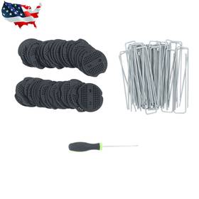 Gaa2595580 Gurdtopo 50 Pack Sharp Galvanized Staples Garden Stakes For Easy Lawn Installation Gaa2595580 Gurdtopo 50 Pack Sharp Galvanized Staples Garden Stakes For Easy Lawn Installation