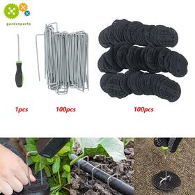 Opp2053167 Gurdtopo 50 Pack 6 Inch Landscape Staples Garden Stakes Galvanized Sod And Gasket