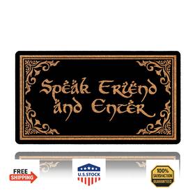 B0fpb6jsx8 Haowsmat Welcome Funny Front Door Speak Friend And Enter Doormat Anti-slip Mats B0fpb6jsx8 Haowsmat Welcome Funny Front Door Speak Friend And Enter Doormat Anti-slip Mats