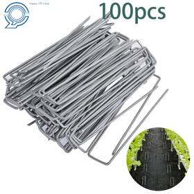 Hp43275 Happy19star Landscape Staples Garden Stakes Galvanized Sod 6 Inch 11 Gauge 100 Pack Hp43275 Happy19star Landscape Staples Garden Stakes Galvanized Sod 6 Inch 11 Gauge 100 Pack