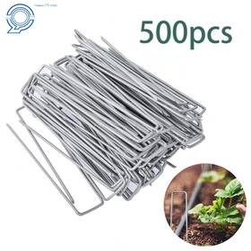 Hp43281 Happy19star 500 Pack 11 Gauge Garden Stakes 6 Inch Landscape Staples Galvanized Sod Hp43281 Happy19star 500 Pack 11 Gauge Garden Stakes 6 Inch Landscape Staples Galvanized Sod