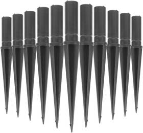 43188in818n6p2ti Hemobllo 20pcs Replacement Stakes For Christmas Candy Cane Lights 4.33ftft Black