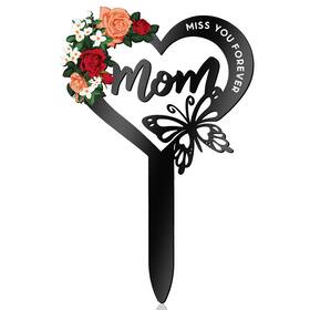 Jolauvfj8768 Hoemwarm Memorial Grave Markers 0.6233596 Inches X 0.984252 Floral