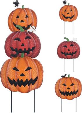 Hgmd-2022 Hogardeck Outdoor Halloween Decorations 34 Inch Decorative Garden Red Orange Hgmd-2022 Hogardeck Outdoor Halloween Decorations 34 Inch Decorative Garden Red Orange