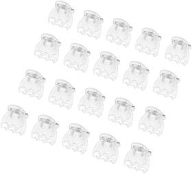 Jowxsx 798977517279 50pcs Plant Orchid Clips Flowers Support Clear Fixer For Garden Vine Stem 1