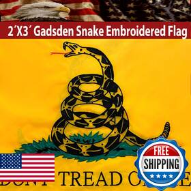 B0dz2zmztm Keyca Donftt Tread On Me Flags 2x3 Outdoor Heavy Duty Double Sided 340d Nylon Viv