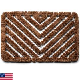 B07rtrg5vs Kings County Tools Natural Coir Doormat 23x17.5in Outdoor Indoor Entrance Heavy