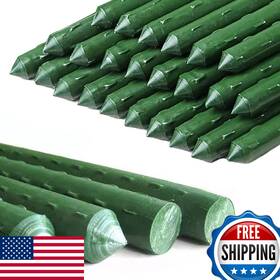 B08yrkhcs4 Kogrew 6ft 25pcs Plant Stakes Garden Tomato Supports Potted Cucumber Strawberry