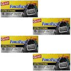 Lawn Shipping Free Glad Ct. 39 Bags 15 Drawstring Forceflex 4 Leaf Lot Gal