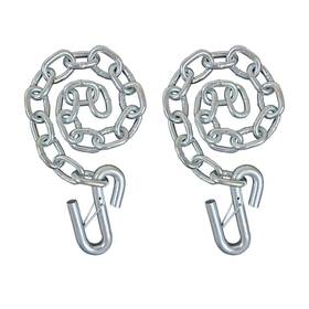Lifstar 704521829309 Heavy Duty Trailer Safety Chain With Hook On One End 2pcs Class 4 Breaking Lifstar 704521829309 Heavy Duty Trailer Safety Chain With Hook On One End 2pcs Class 4 Breaking