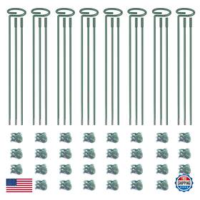 B0dbdskbr3 Linghui 4.5mm Adjustable Length Plant Stake 12 24 36in Indoor Outdoor Support Pole