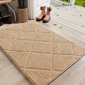 B0c89flsl6 Lochas Beige Indoor Door Mat 24x36 - Rubber Back Washable Absorbent Chenille B0c89flsl6 Lochas Beige Indoor Door Mat 24x36 - Rubber Back Washable Absorbent Chenille