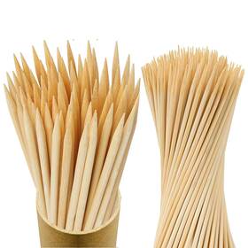 24in-bamboo Lonchan 730265391598 100pcs 2ft/24in Bamboo Plant Stakes Garden Natural
