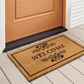 B08jqqwdld Luxurux Welcome Mat Outdoor Coco Coir Doormat Heavy-duty Pvc Backing - 17x30 Inch B08jqqwdld Luxurux Welcome Mat Outdoor Coco Coir Doormat Heavy-duty Pvc Backing - 17x30 Inch