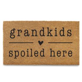B0bvl73phr Mainevent Grandkids Spoiled Here Door Mat 30x17 Inch Coir Doormat For Covered O