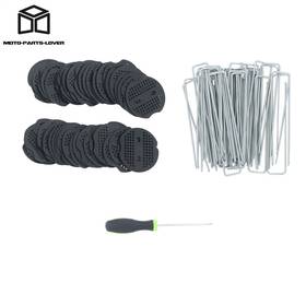 Mp2827947l Marddpair 50 Pack 6-inch With Caps And Hook Weed Barrier Stakes For Ultimate Ground Support Mp2827947l Marddpair 50 Pack 6-inch With Caps And Hook Weed Barrier Stakes For Ultimate Ground Support