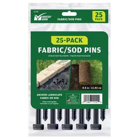 Master Mark 445039018078 6 Inch Black Plastic Anchoring Stake For Landscape Fabric And Sod 25-pack Master Mark 445039018078 6 Inch Black Plastic Anchoring Stake For Landscape Fabric And Sod 25-pack