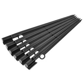 Mea210616ee0069 Meccanixity Irrigation Drip Support Stakes 200mm Length Pp Plastic Black