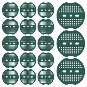 672638 Mekueeex 1 300 Pcs Landscape Staple Gasket Garden 2.48 X 2.68 Inches Green