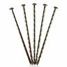 Metal Turf Nails 70 Pcs 6inch Landscape Stakes Spiral Galvanized Spike