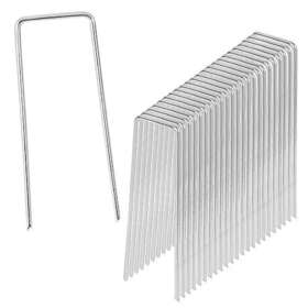 X058 Midelong Landscape Staples 4 Inch Length Galvanized Garden Pins U-shaped