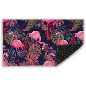 B0cm9jylsp Mogifedc Pink Flamingo 17 Inch X30 Tropical Welcome Mat Non-slip Easy Clean Indoor/o