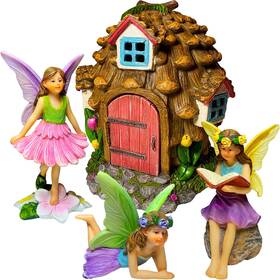 B07vkc8yzw Mood Lab Fairy Garden - Pinecone House Kit Of 4 Pcs Miniature Figurines B07vkc8yzw Mood Lab Fairy Garden - Pinecone House Kit Of 4 Pcs Miniature Figurines