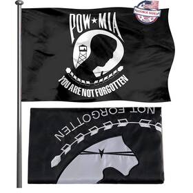 B09c5r33wd Mosprovie Pow Mia Flag 3x5 Outdoor Double Sided Embroidered - Heavy Duty 3ply