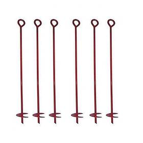 Ea-303 Mtb Supply 30 Inches Auger Earth Anchor 3 W Helix 12mm Rod Painted Red Ea-303 Mtb Supply 30 Inches Auger Earth Anchor 3 W Helix 12mm Rod Painted Red